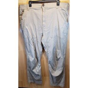 Rogers Men's 42 Khaki Cotton Stretch Cargo Pants 40x27 Work Casual Outdoors